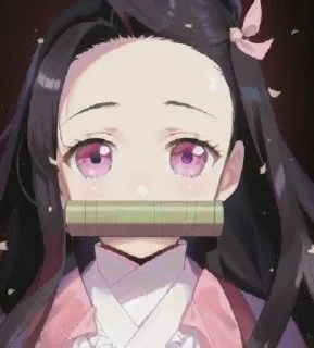 🌕 emoji Nezuko Kamado [.A.I. ]᭄𖣘 @Kamado_slayer Telegram sticker 19 of 49