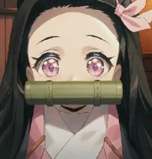 🌕 emoji Nezuko Kamado [.A.I. ]᭄𖣘 @Kamado_slayer Telegram sticker 24 of 49