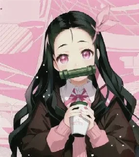 🌕 emoji Nezuko Kamado [.A.I. ]᭄𖣘 @Kamado_slayer Telegram sticker 21 of 49