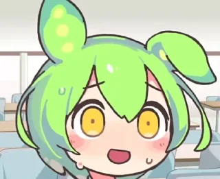 🌟 emoji ずんだもん @ZundaTeaCafe Telegram sticker 22 of 120