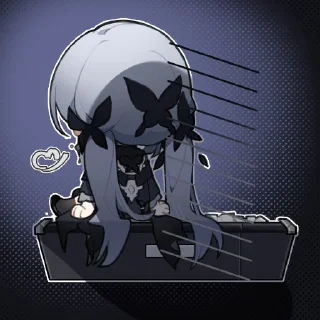 😭 emoji 洛托小姐 Telegram sticker 8 of 9