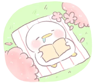 🐥 emoji ⋆ Malang Duck ࿈ @petiteyeux ♡% Telegram sticker 19 of 25