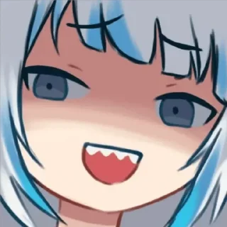 🦈 emoji Gawr gura @NotICHL Telegram sticker 17 of 30