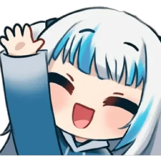 🦈 emoji Gawr gura @NotICHL Telegram sticker 2 of 30