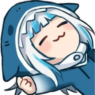 🦈 emoji Gawr gura @NotICHL Telegram sticker 6 of 30