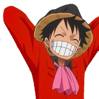 😂 emoji @wallpaper_kid @Anime_Sticker_noob one piece Telegram sticker 13 of 66