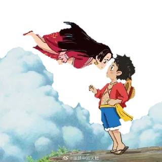 😘 emoji @wallpaper_kid @Anime_Sticker_noob one piece Telegram sticker 17 of 66