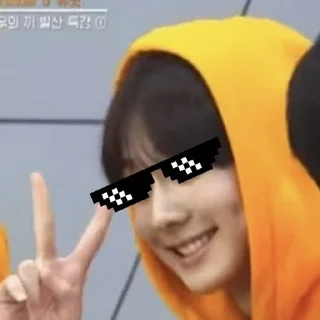 😎 emoji Enhypen Jungwon memes Telegram sticker 24 of 85