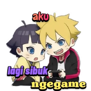 🤫 emoji NARUTO BORUTO INDO Telegram sticker 14 of 80