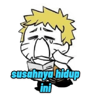 😥 emoji NARUTO BORUTO INDO Telegram sticker 23 of 80