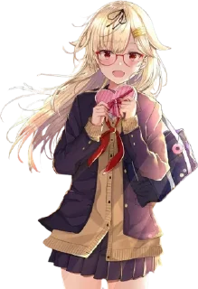 💜 emoji @Princess_of_demons Vol.Yuudachi Telegram sticker 18 of 49