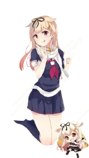 😋 emoji @Princess_of_demons Vol.Yuudachi Telegram sticker 19 of 49