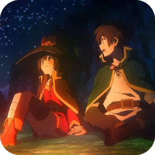 🎢 emoji Megumin - [ @AniStickerz ] Telegram sticker 21 of 31