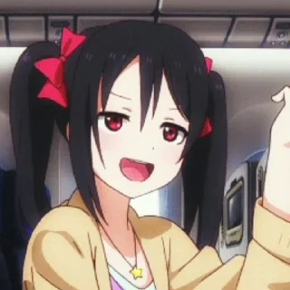 🦩 emoji Nico Yazawa - @TikelAnimeXixixi Telegram sticker 8 of 47