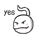 Sticker from Tadpole (albino) @tikelku