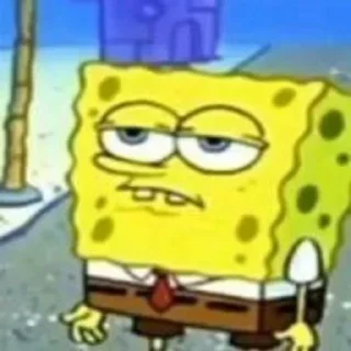 Sticker from spongebob meme @krndrax