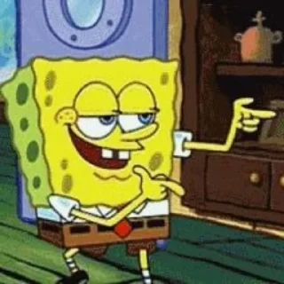 Sticker from spongebob meme @krndrax