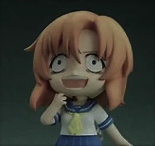 😈 emoji Rena (Higurashi) Telegram sticker 15 of 24