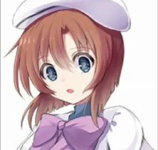 😮 emoji Rena (Higurashi) Telegram sticker 5 of 24
