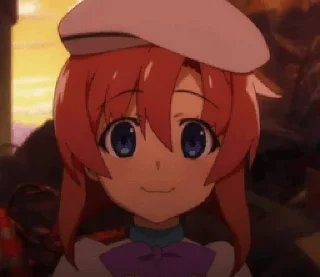 🙂 emoji Rena (Higurashi) Telegram sticker 13 of 24