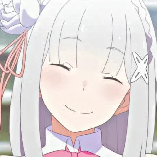 ❄ emoji Emilia~Subaru @Sankalp_370 Telegram sticker 2 of 26