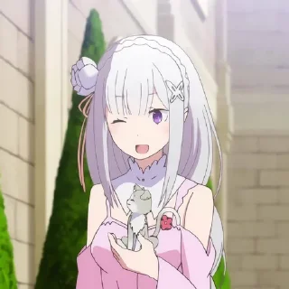 ❄ emoji Emilia~Subaru @Sankalp_370 Telegram sticker 19 of 26