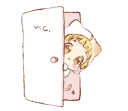 Sticker from Boy of a cat ear @stickerscar