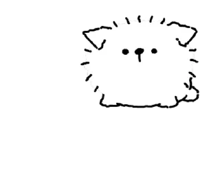 🤔 emoji Fur Ball @AnimeLibrary_Stickers Telegram sticker 18 of 25