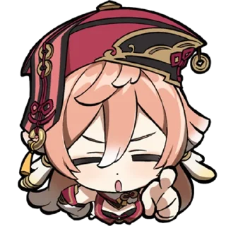 😣 emoji More Genshin Stickers Telegram sticker 11 of 120