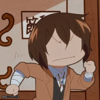 Sticker from Dazai Osamu[ @MADDOXRYDER ]