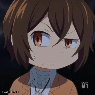 ⚜️ emoji Dazai Osamu[ @MADDOXRYDER ] Telegram sticker 14 of 40