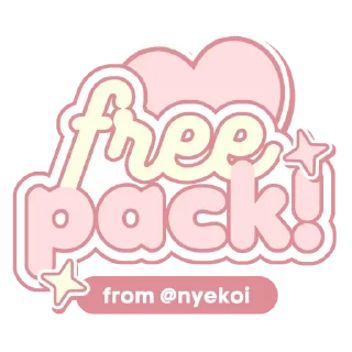 Sticker from free treats ー from elyse ! 🎀