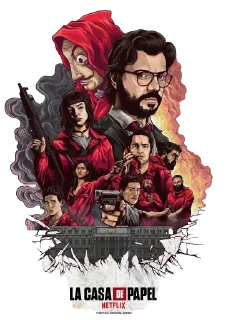🔥 emoji @RowdySticker @ChitChatHub Money Heist Pack Telegram sticker 12 of 89