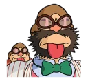 😝 emoji Porco Rosso Telegram sticker 23 of 41