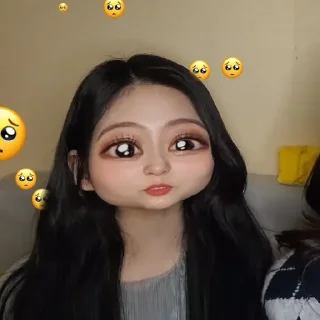 😏 emoji minjoo :: @stikerkece Telegram sticker 21 of 30