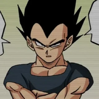 🌟 emoji Vegeta :: @Hanim1O Telegram sticker 3 of 120