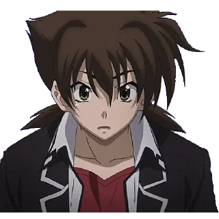 😯 emoji Highschool DXD @animestickerchannel Telegram sticker 16 of 120