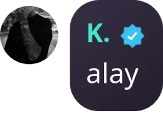 Sticker from K.