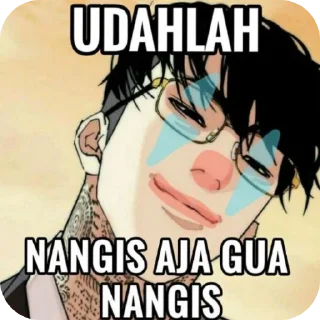 😭 emoji stiker gua Telegram sticker 24 of 51