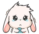 😢 emoji @tikelmu Daily Life of Loppie! Telegram sticker 11 of 41
