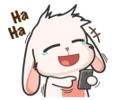 😂 emoji @tikelmu Daily Life of Loppie! Telegram sticker 17 of 41
