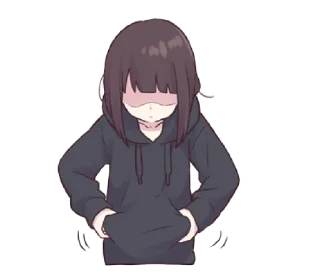 😨 emoji Menhera-chan.6 EN @bistic Telegram sticker 6 of 40