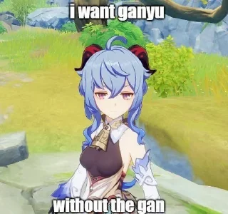 Sticker from Genshin Memes