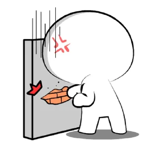 👊 emoji Baldy @Stickersey Telegram sticker 5 of 30
