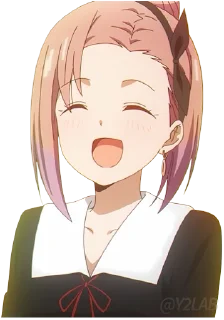 😂 emoji @Y2Lab Kaguya-sama wa Kokurasetai: First Kiss wa Owaranai Telegram sticker 22 of 41