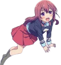 😆 emoji 烏丸千歳 Telegram sticker 6 of 74