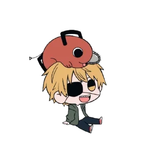 🤍 emoji Chainsaw Man 🤍 @TengenSama 🤍 @A_s_t_a_Staria Telegram sticker 5 of 38