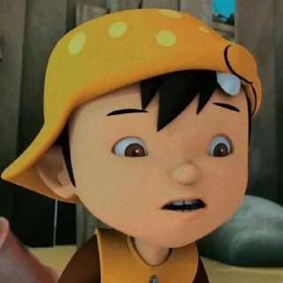 🐻 emoji boboiboy asya yg buat Telegram sticker 7 of 10