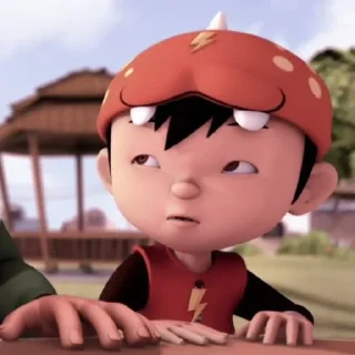 🚲 emoji @lilbebekuromi : Boboiboy % Telegram sticker 21 of 35