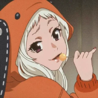 🦩 emoji Runa Yomozuki ミ @melodyyflowersx Telegram sticker 1 of 25